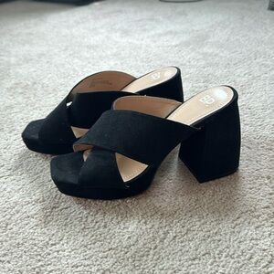 Black Platform Sandals